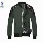 veste polo hommes nouveau pas cher style tirette mode vert uyi